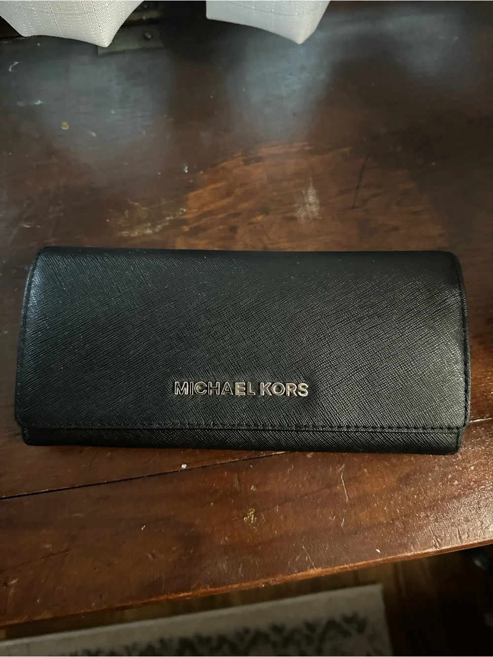 Michael Kors Black  Card Holder Wallet